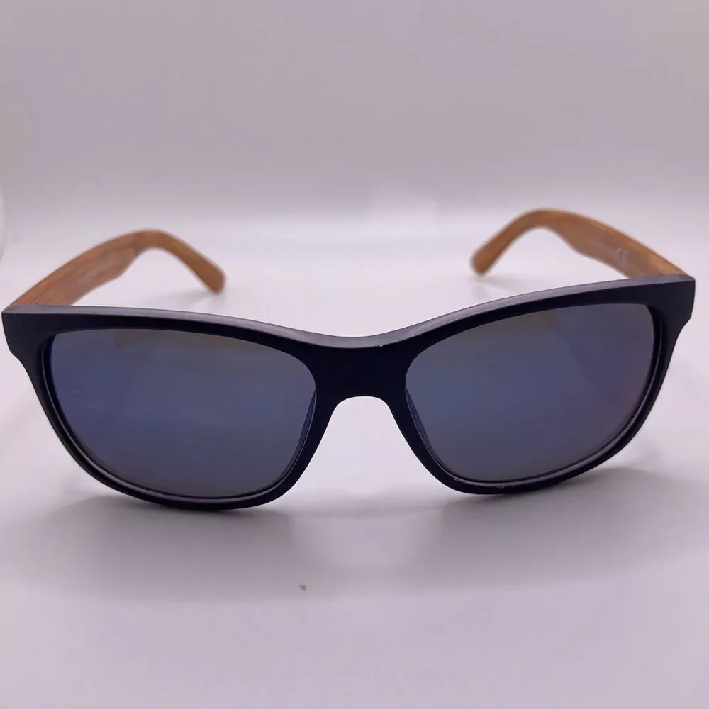 Disney Navy Blue Frames Faux Wood Arms Mirrored Lens